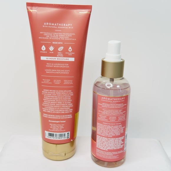 Bath & Body Works Heirloom Rose Aromatherapy Body Cream & Essential Oil  Mist - Picture 9 of 12